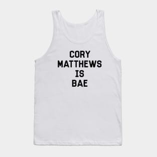 Cory Matthews Is Bae Shirt - Boy Meets World Tank Top